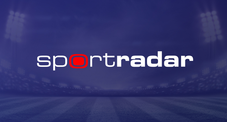 Sportrada logo over stadium