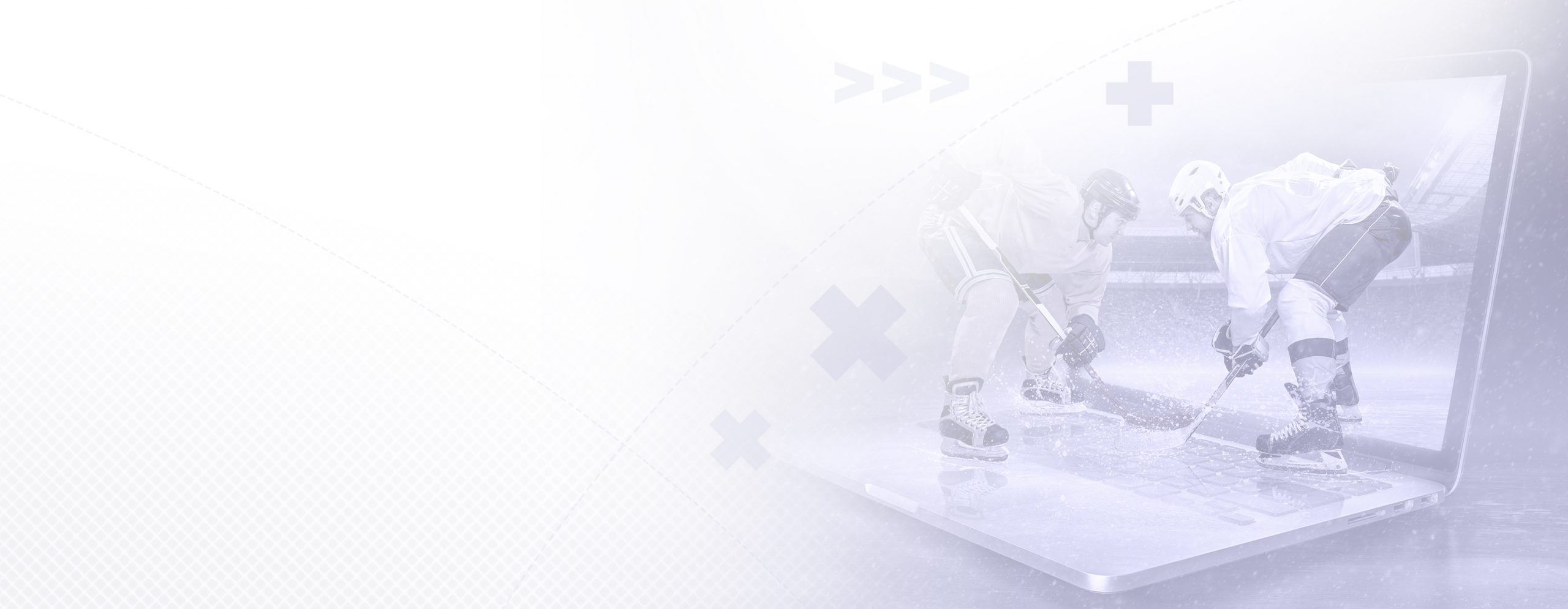 Audiovisual Media Rights Services Decorative hockey background