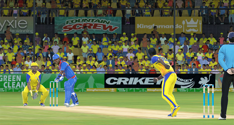 Decorative Virtual Cricket In-Play