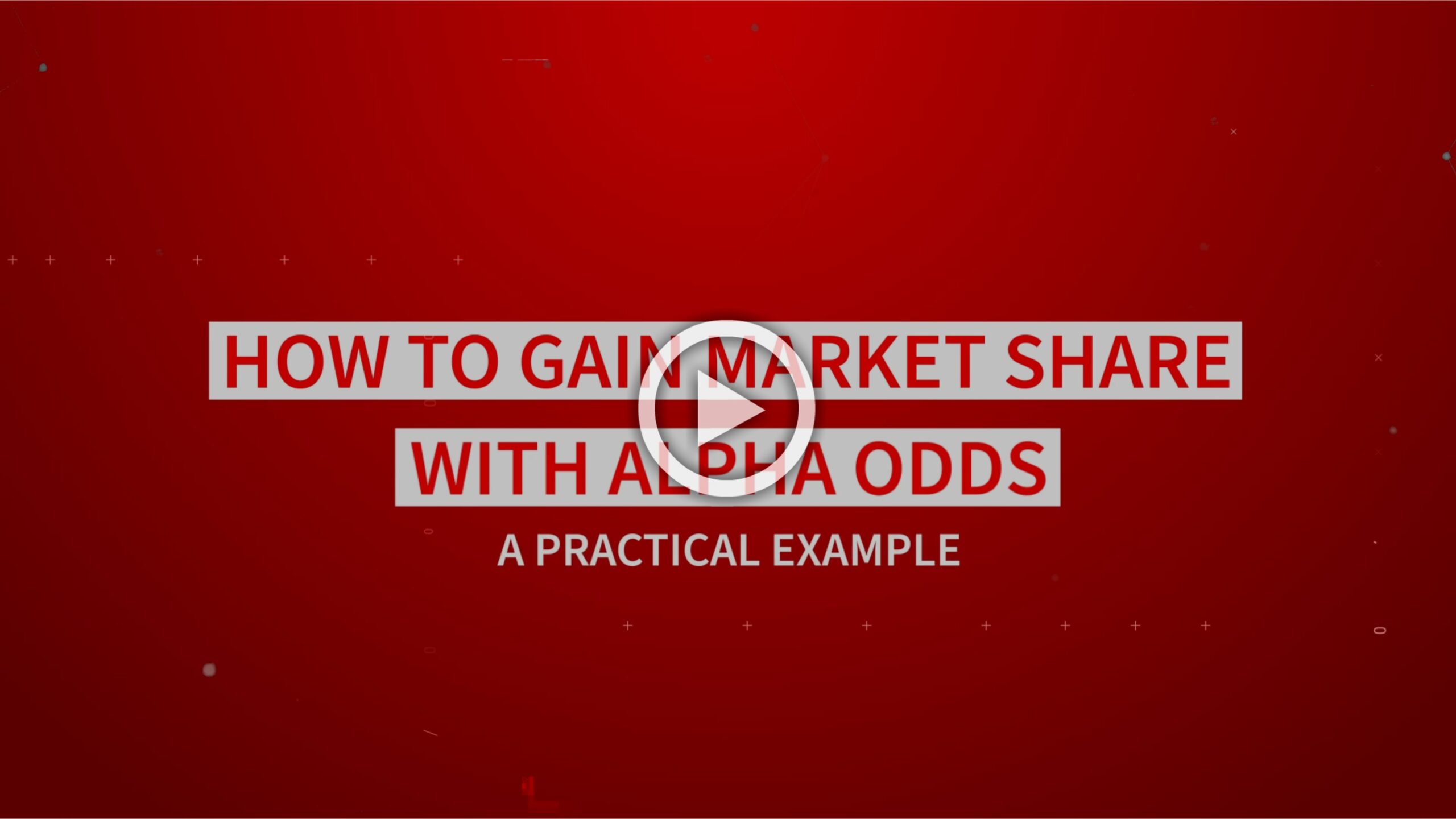 Alpha Odds video